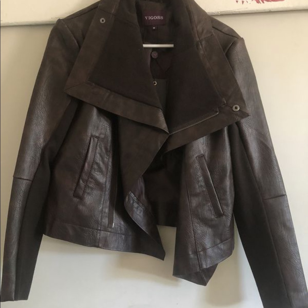 Woman leather jacket